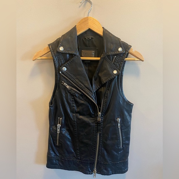 Mackage x Aritzia Leather Vest - Picture 1 of 3